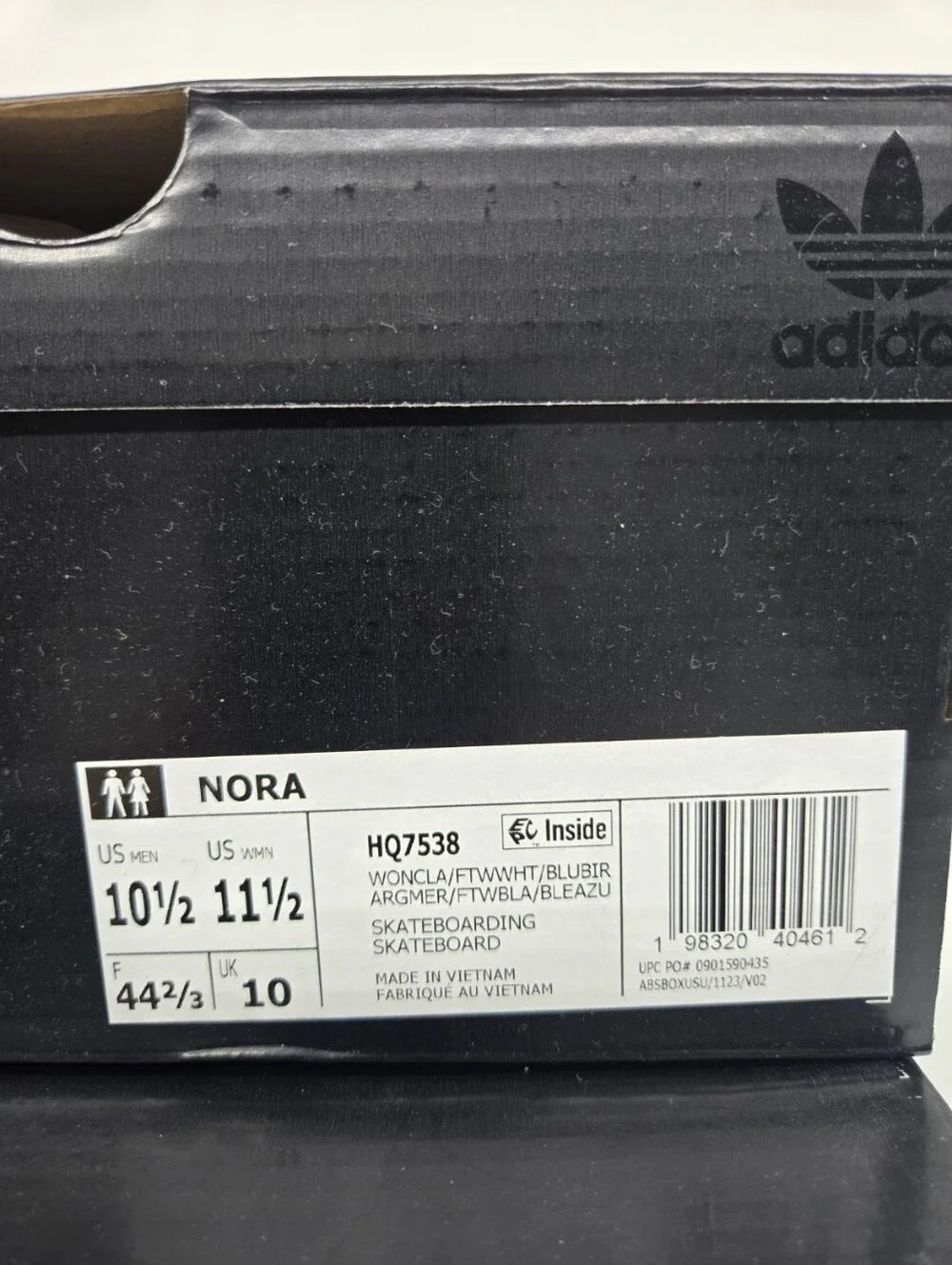 adidas Men's Nora HQ7538 Wonder Clay Cloud White Shoes Size 10.5